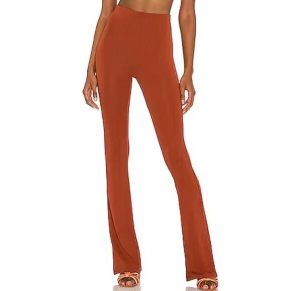 Michael Costello X Revolve Boot Cut Leggings in Copper SZ M - Picture 1 of 6